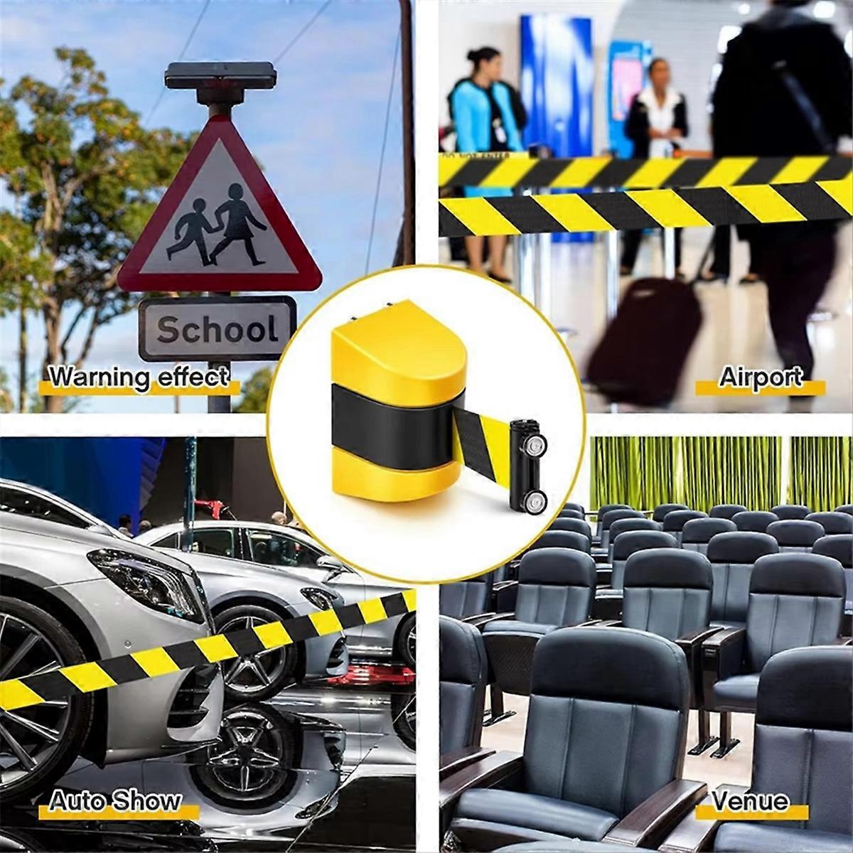 3 Meter Magnetic Retractable Wall Barrier Safety Belt