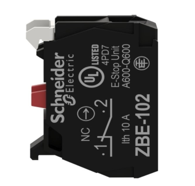 Single contact block, Harmony XB4,1NC