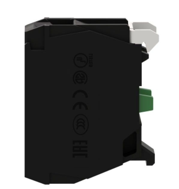 Single contact block, Harmony XB4, Harmony XB4, silver alloy, screw clamp terminal, 1NO