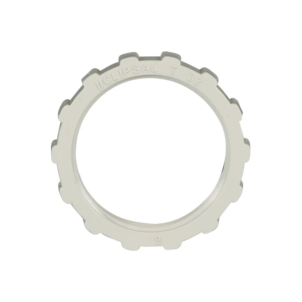 Clipsal - Cable Management Screwed Lock Ring PVC, 32mm | Grey Item Number: 260/32-GY