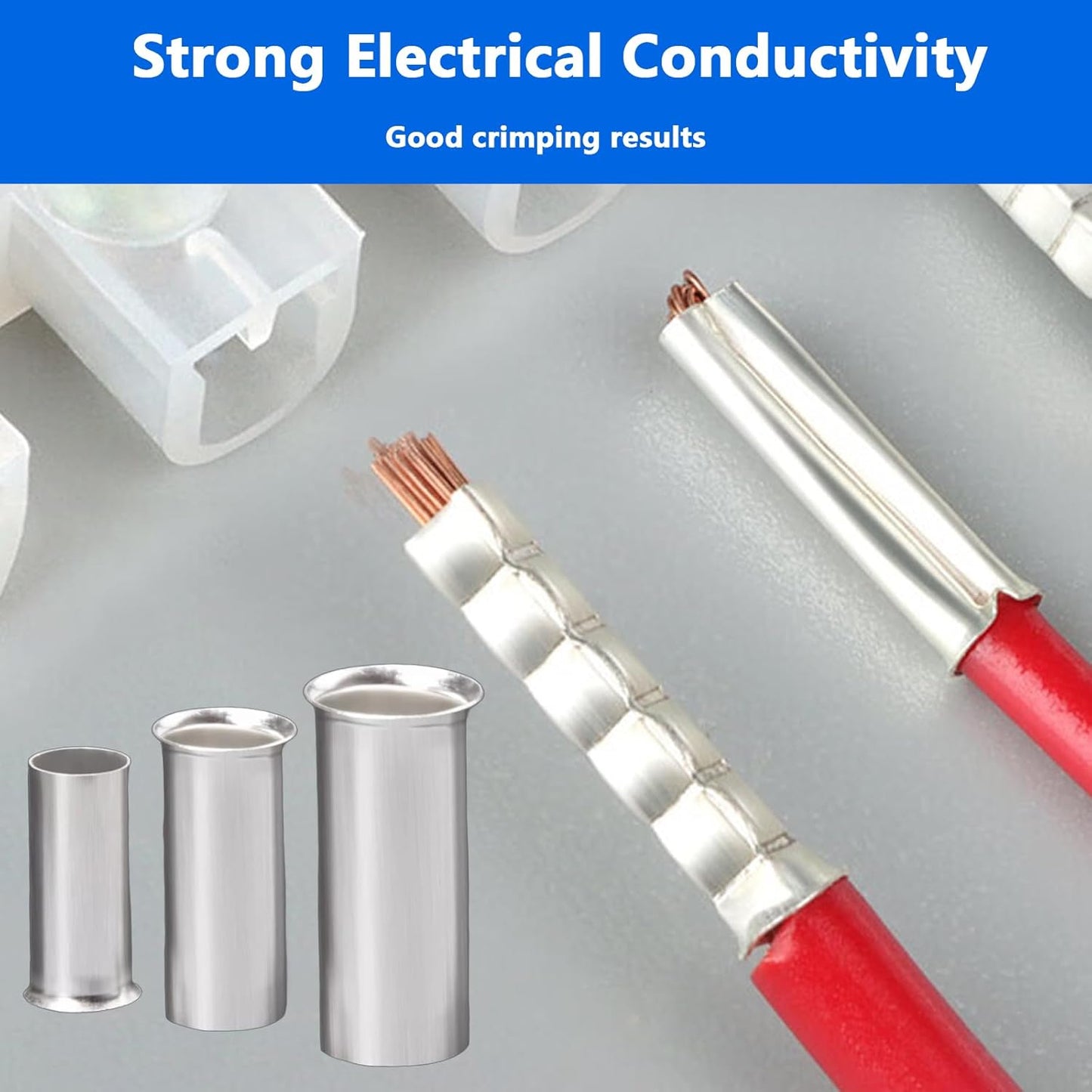 Bootlace Ferrule Uninsulated assorted collection