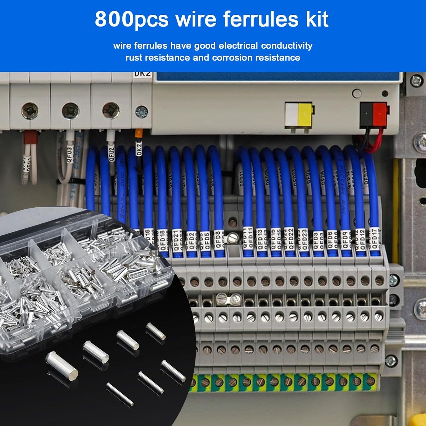 Bootlace Ferrule Uninsulated assorted collection