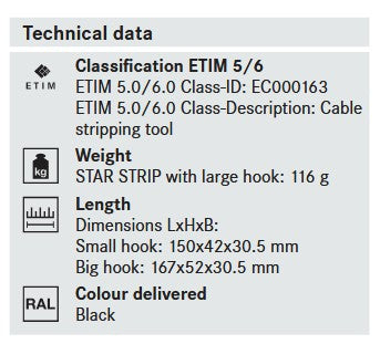 STAR STRIP stripping tool
