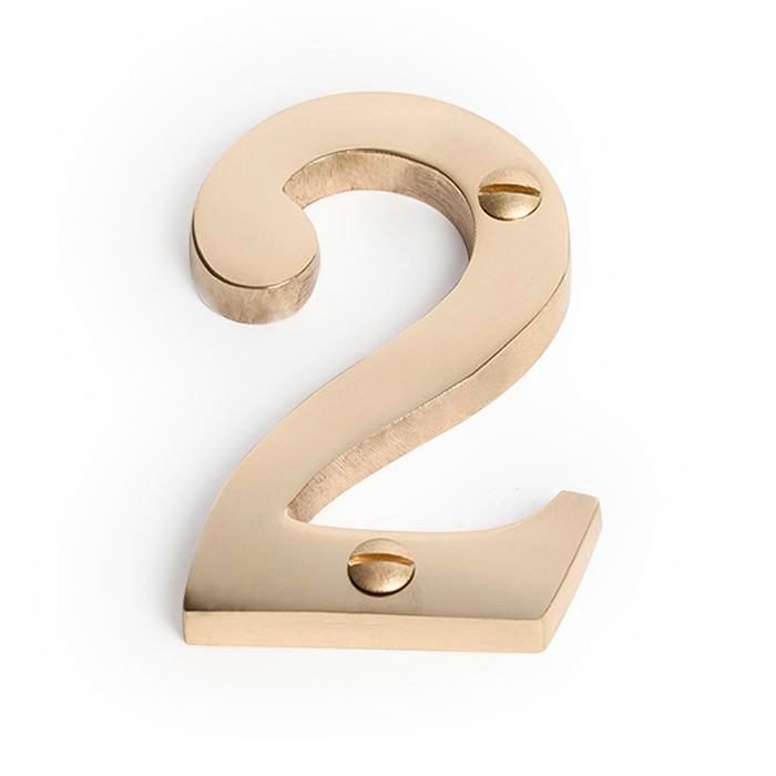 BRASS NUMBERS 78MM