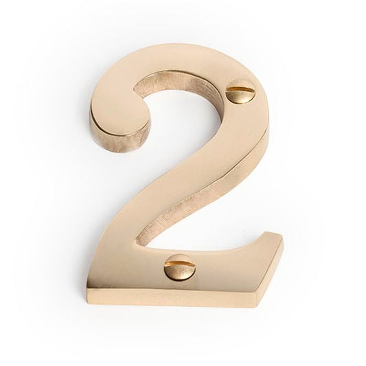 BRASS NUMBERS 78MM