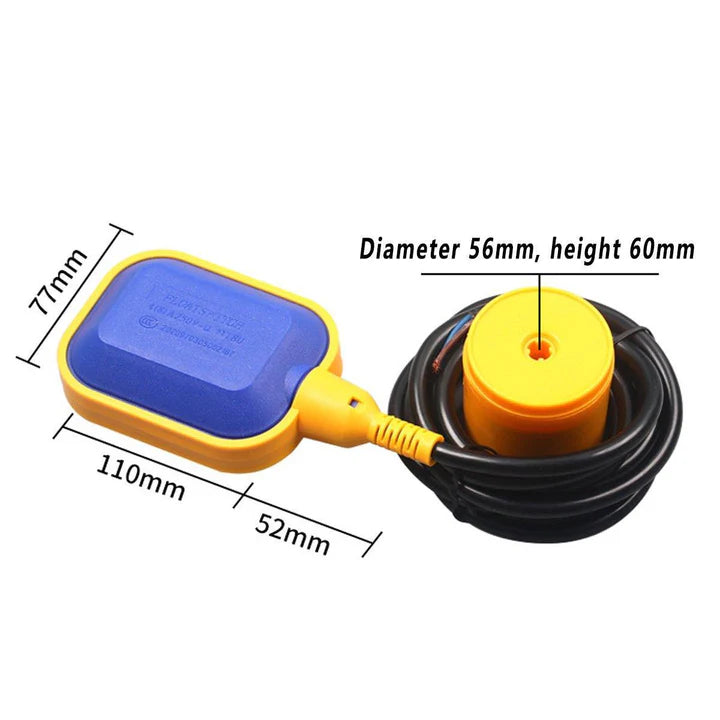 Automatic Water Level Controller Float Switch WITH 10 M CABLE for 3M to 10M Tank