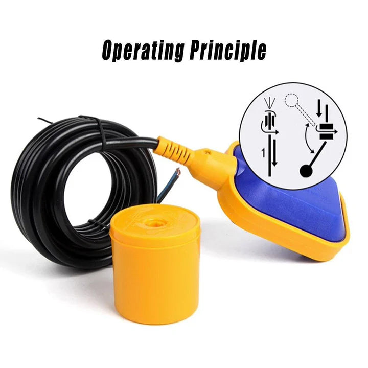 Automatic Water Level Controller Float Switch WITH 10 M CABLE for 3M to 10M Tank