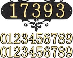 BRASS NUMBERS 78MM