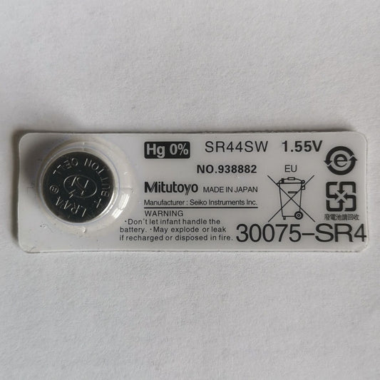 Mitutoyo 938882 Battery Sr44 original digital caliper electronic battery button